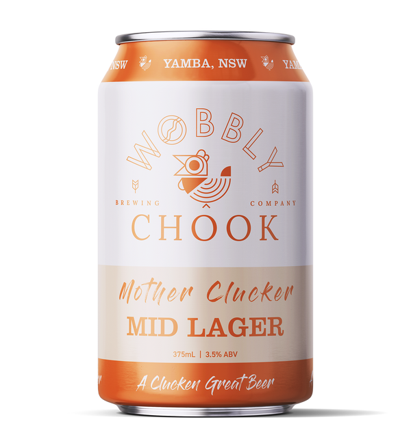 Mother Clucker Mid Lager - Wobbly Chook Brewing - Yamba NSW
